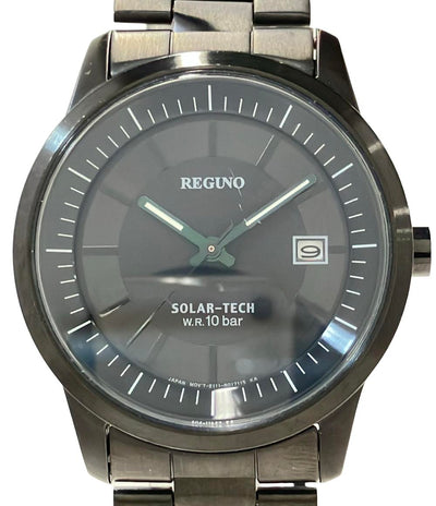 シチズン 腕時計 REGUNO レグノ ソーラー ブラック E111-R004450 メンズ CITIZEN