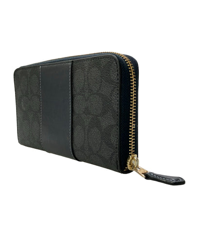 COACH ラウンドファスナー長財布 シグネチャー 31546 レディース コーチ