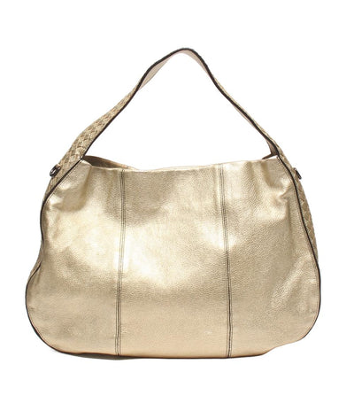 BOTTEGA VENETA 2way ワンショルダーバッグ 肩掛け 斜め掛け ゴールドサイド イントレチャート レディース ボッテガ・ヴェネタ