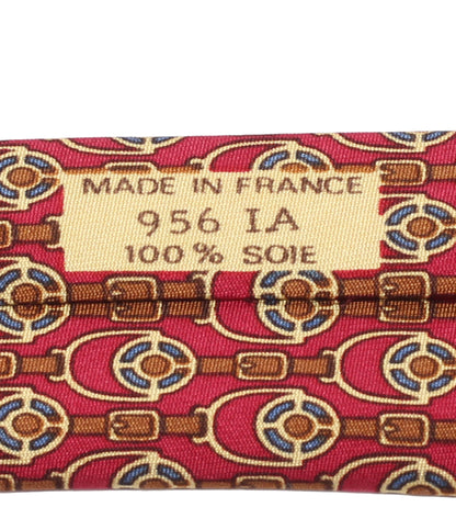 HERMES ネクタイ シルク100％ メンズ エルメス