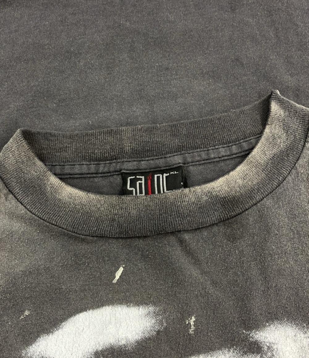 セント マイケル 半袖Tシャツ ダメージ加工 メンズ SIZE XL SAINT MICHAEL