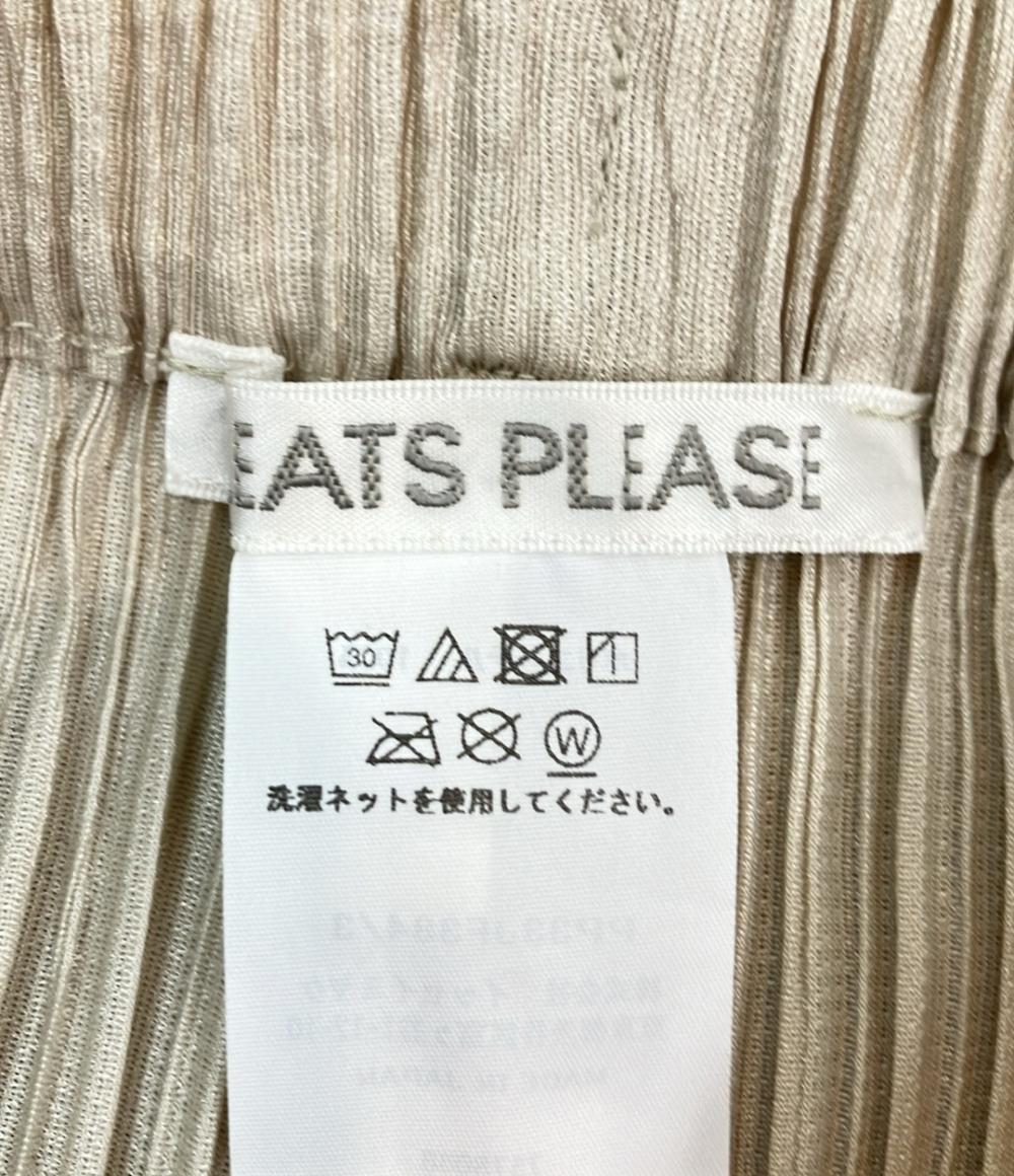 美品 PLEATS PLEASE プリーツワイドパンツ PP33JF384 レディース SIZE 3 (L) プリーツプリーズ