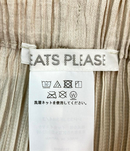 美品 PLEATS PLEASE プリーツワイドパンツ PP33JF384 レディース SIZE 3 (L) プリーツプリーズ