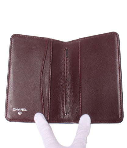 CHANEL 手帳カバー シルバー金具 16番台 マトラッセ レディース シャネル