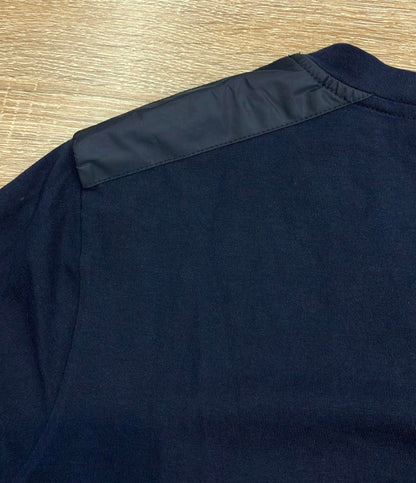 プラダ ラバーロゴ ナイロンポケットVネックTシャツ メンズ SIZE S PRADA