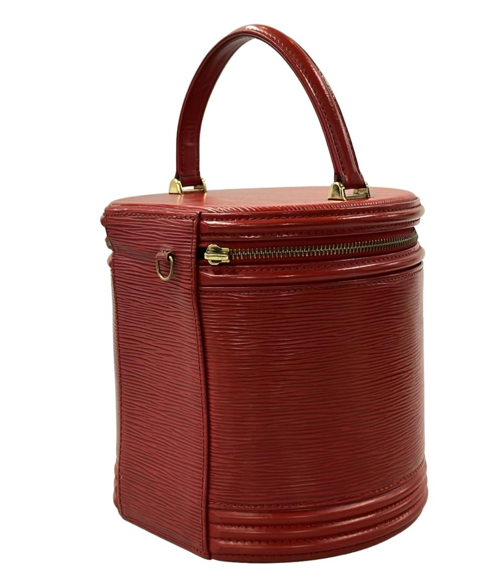 訳あり LOUIS VUITTON ハンドバッグ バニティバッグ カンヌ エピ