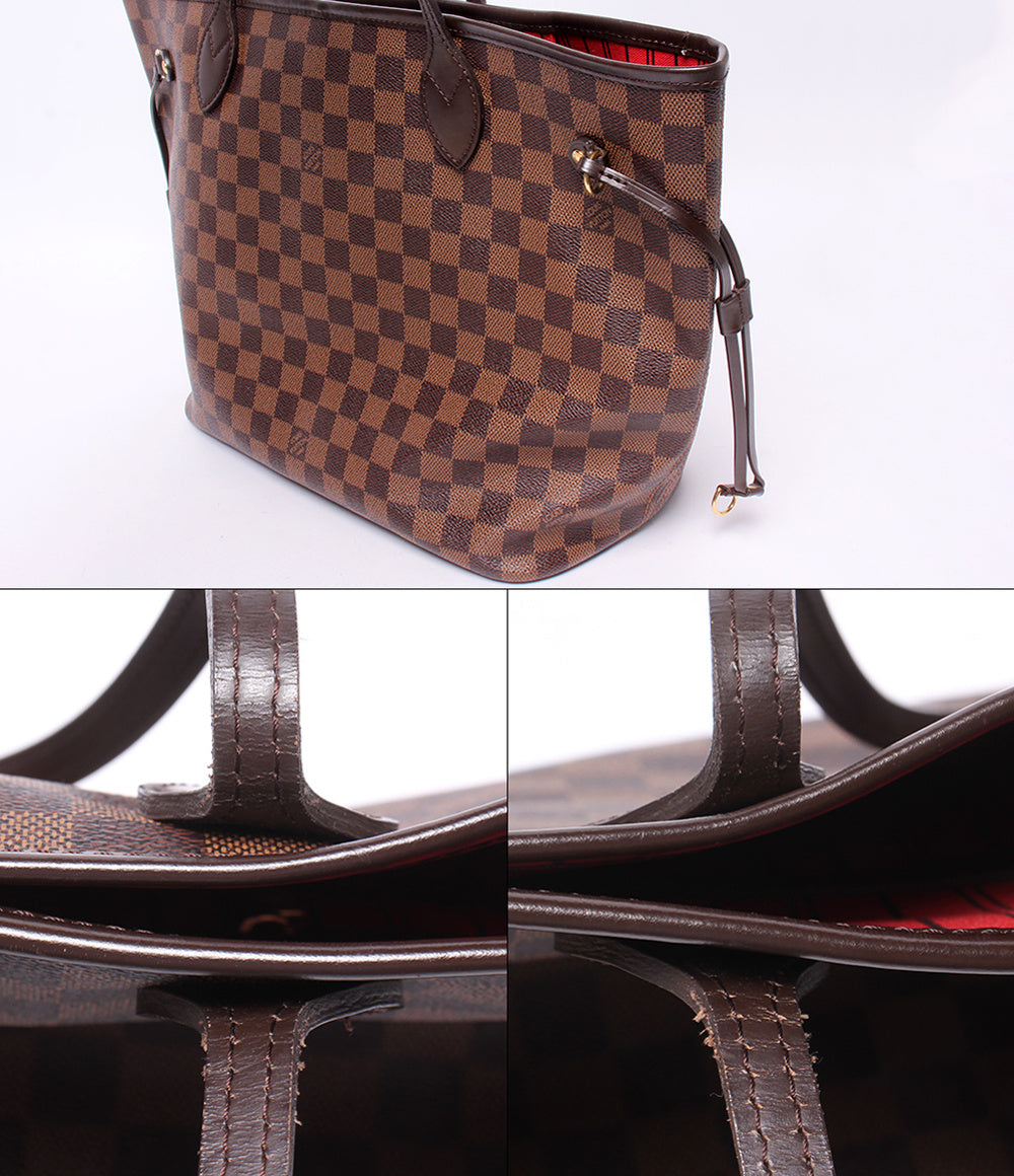 LOUIS VUITTON トートバッグ ショルダーバッグ 肩掛け ネヴァーフル MM ダミエ エベヌ N41358 レディース ルイ・ヴィトン