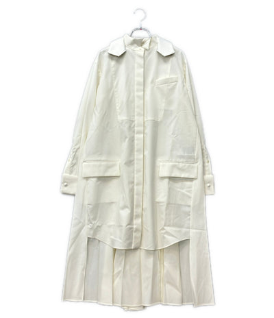 Sacai 長袖 バッグプリーツ ワンピース 21-05524 レディース SIZE 1 サカイ