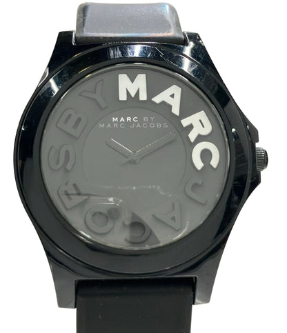 MARC BY MARC JACOBS 腕時計 クオーツ ブラック MBM4025 メンズ マークバイマークジェイコブス
