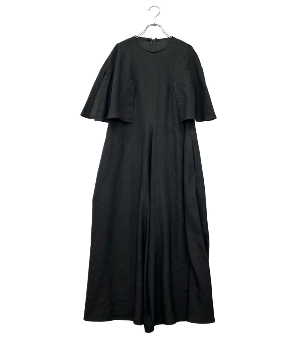 ENFOLD 半袖 ケープスリーブ ワンピース 300GS233-2370 レディース SIZE 38 (S) エンフォルド