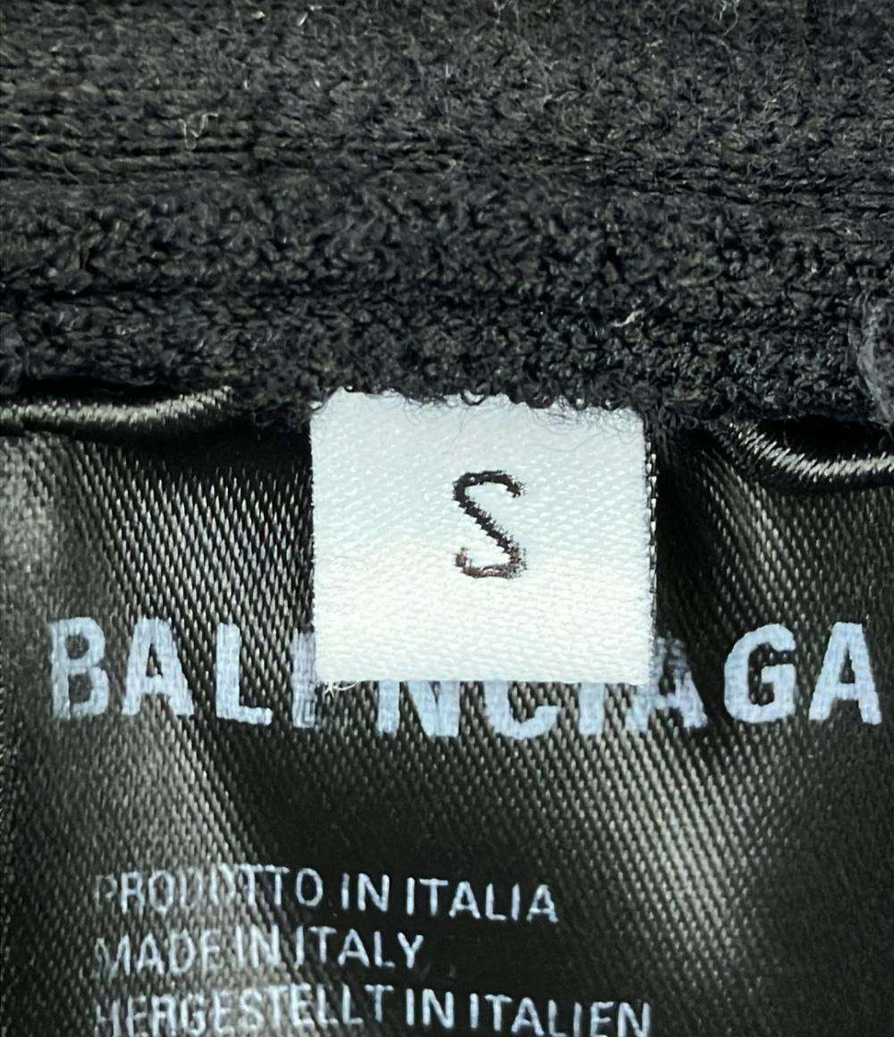 BALENCIAGA バックロゴ リブ ニット Balenciaga // Beige & Black Reversible Allover Logo Sweater – VSP