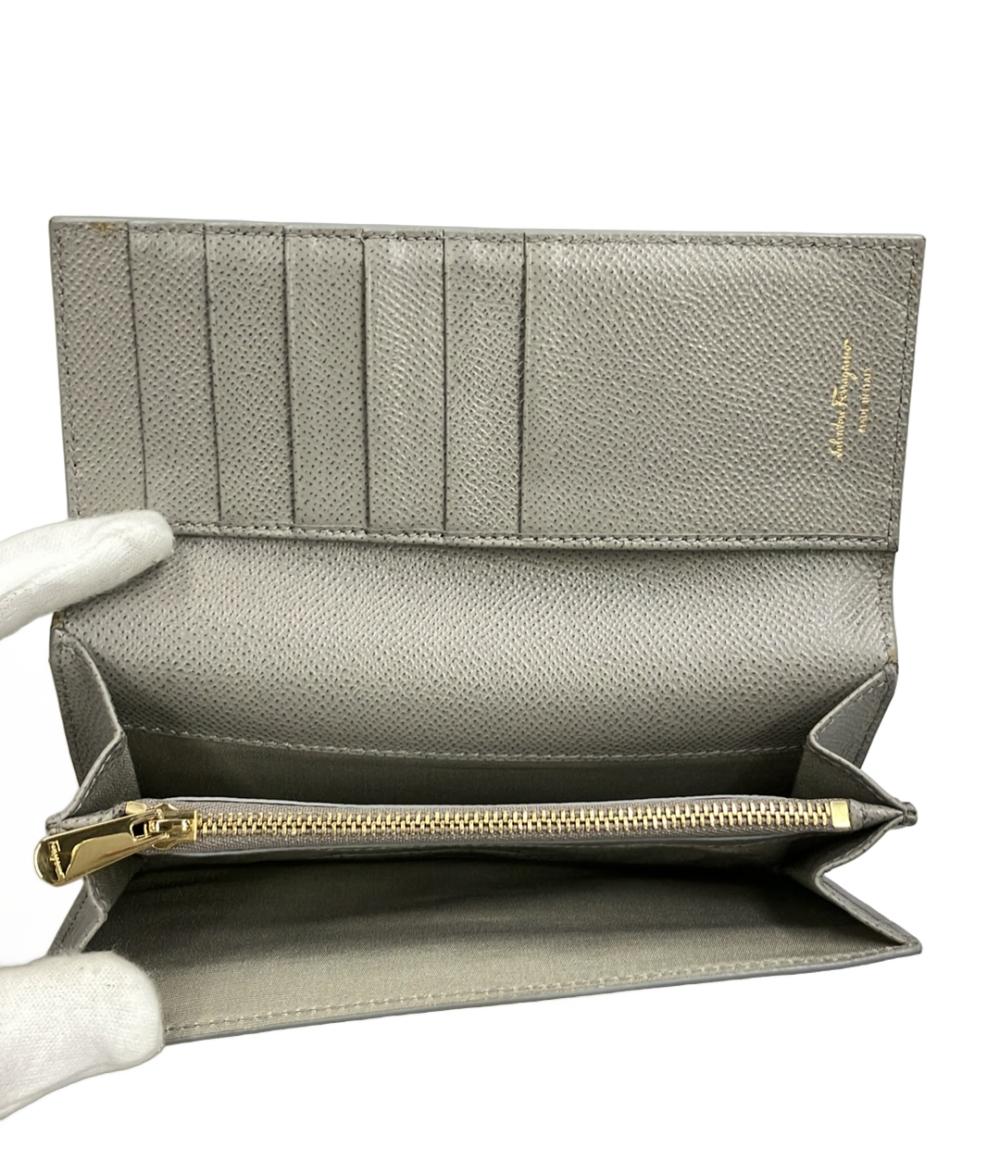 Salvatore Ferragamo 二つ折り長財布 ヴァラ レディース サルヴァトーレフェラガモ
