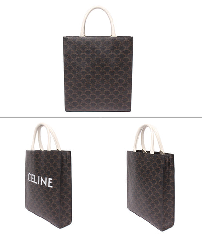 CELINE 2WAY ハンドバッグ トートバッグ ショルダーバッグ 肩掛け 斜め掛け バーティカル カバ トリオンフ レディース セリーヌ