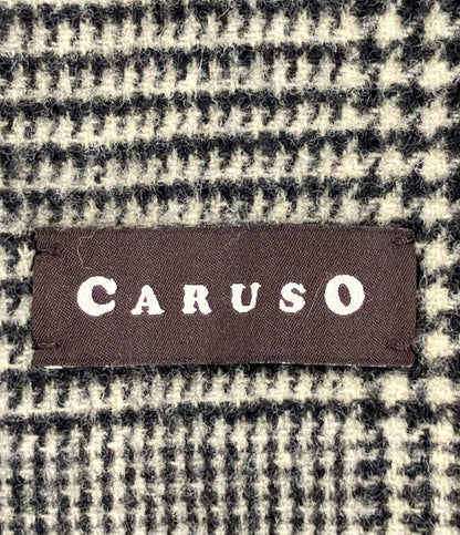 CARUSO グレンチェックベルテッドコート レディース SIZE 44 (L) カルーソー