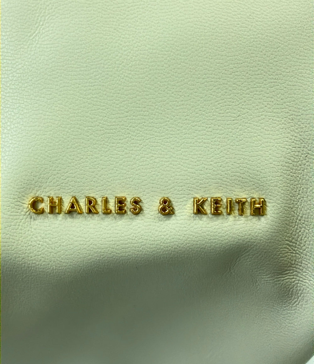 美品 CHARLES&KEITH 2wayハンドバッグ ショルダーバッグ チェーンショルダー レディース チャールズ＆キース