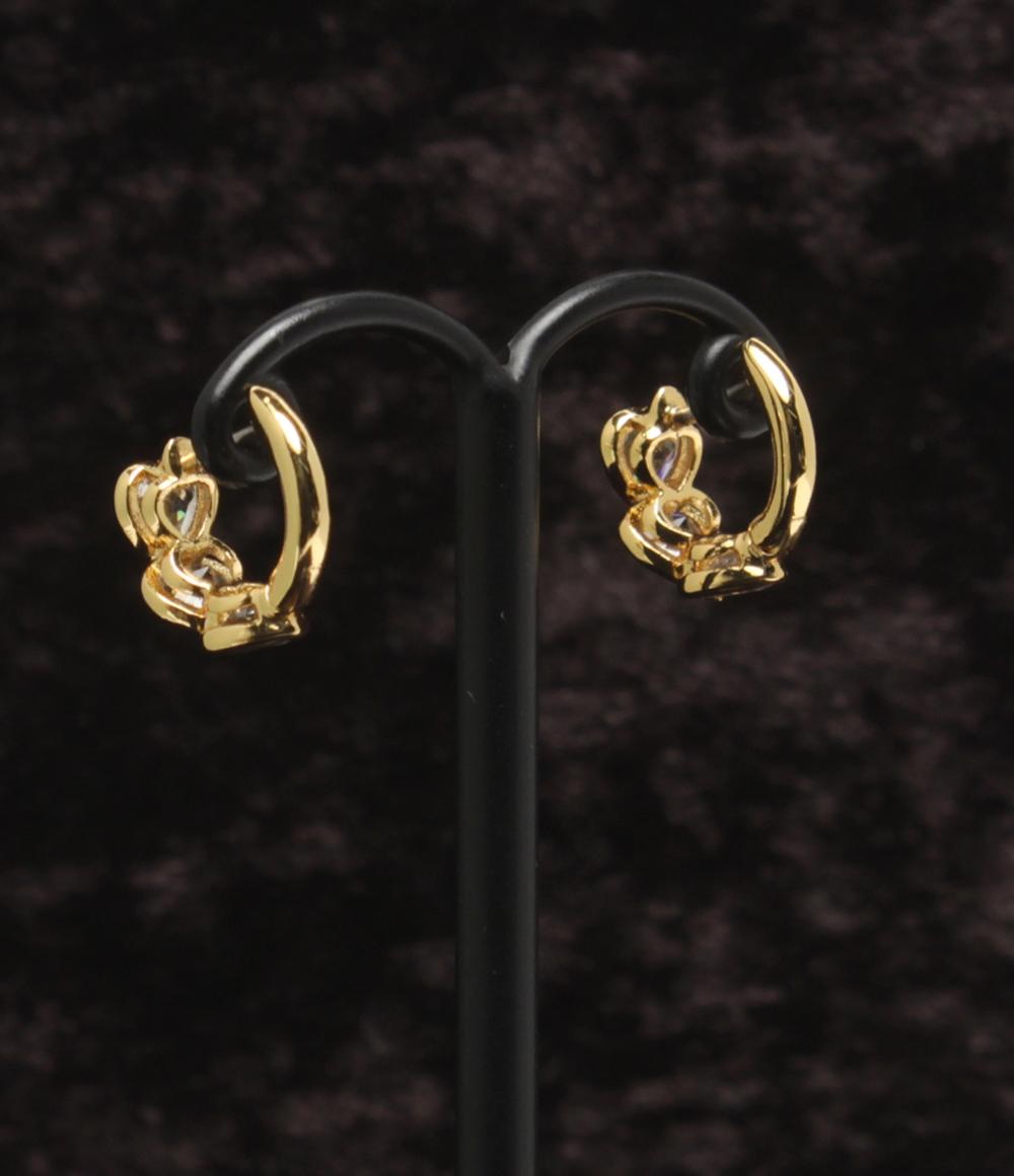 美品 Kate Spade ピアス ハートモチーフ レディース ケイトスペード