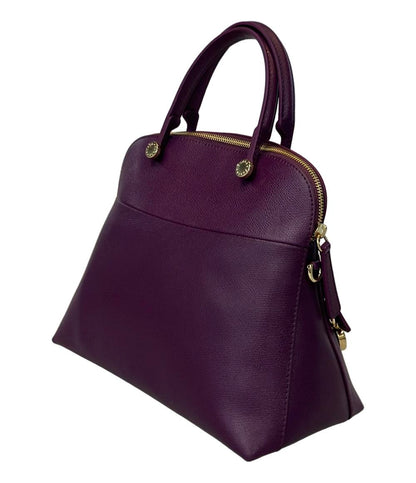 美品 FURLA 2way ハンドバッグ ショルダーバッグ 斜め掛け レザー レディース フルラ