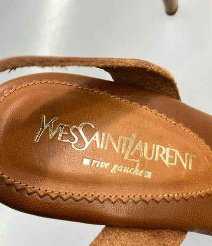 YVES SAINT LAURENT アンクルストラップサンダル レディース SIZE 37 (24cm) イヴ・サンローラン
