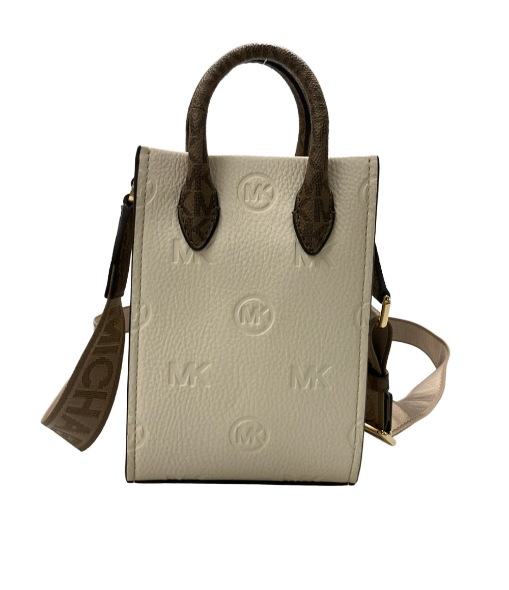 美品 MICHAEL KORS 2WAY ハンドバッグ ショルダーバッグ 斜め掛け ロゴ レディース マイケルコース