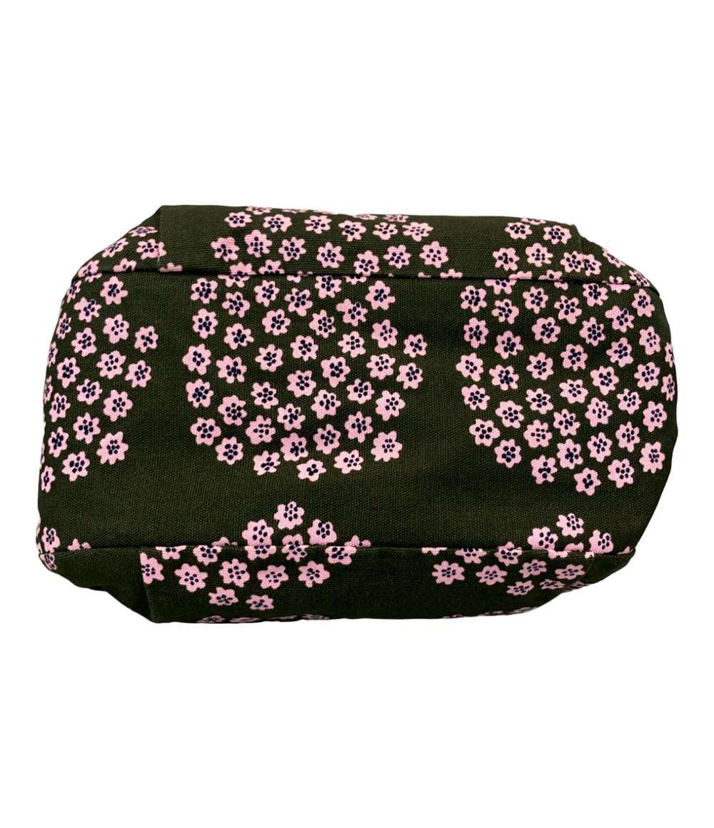 美品 marimekko トートバッグ 肩掛け 花柄 レディース マリメッコ