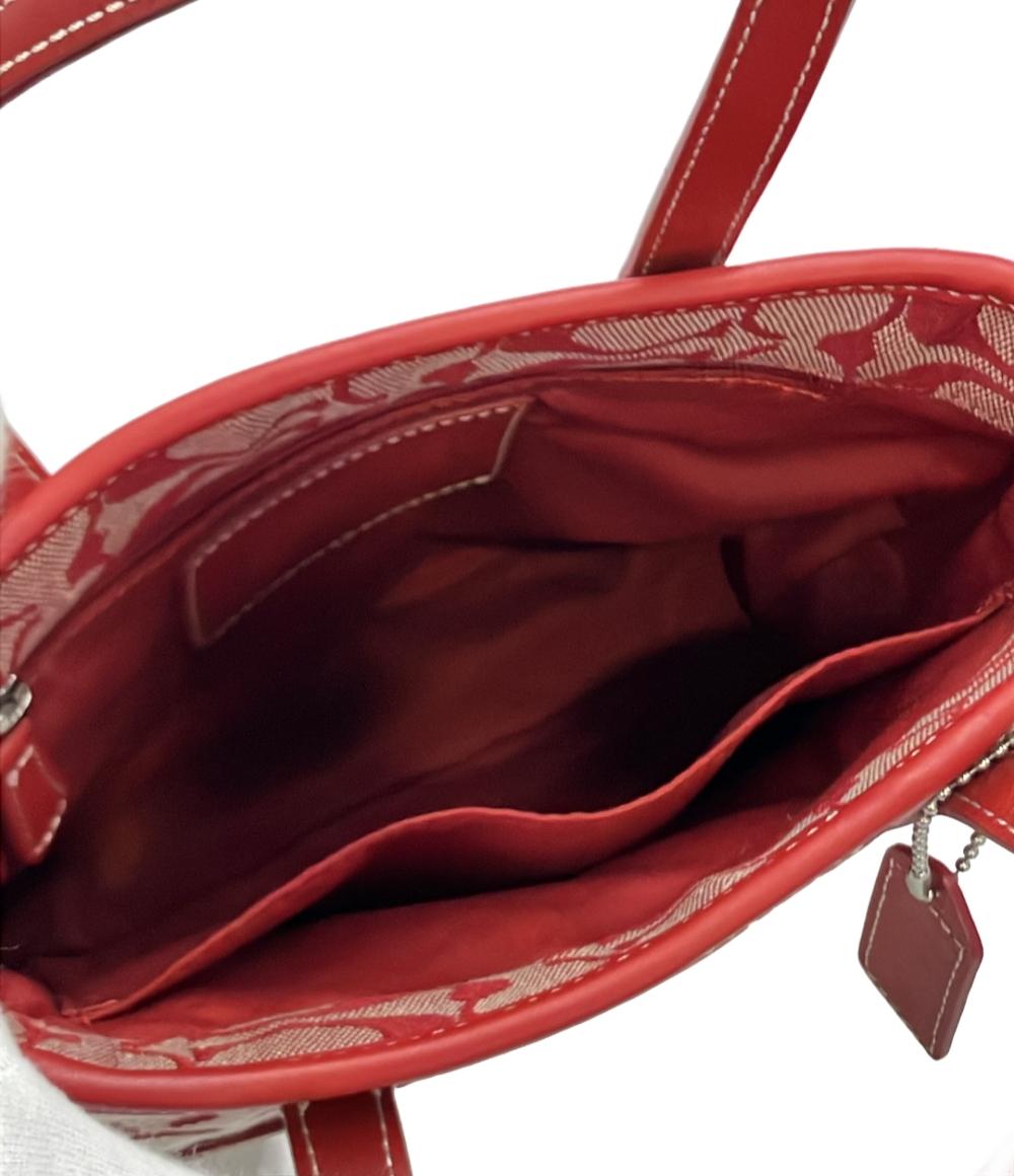 美品 COACH ハンドバッグ シグネチャー 6087 レディース コーチ