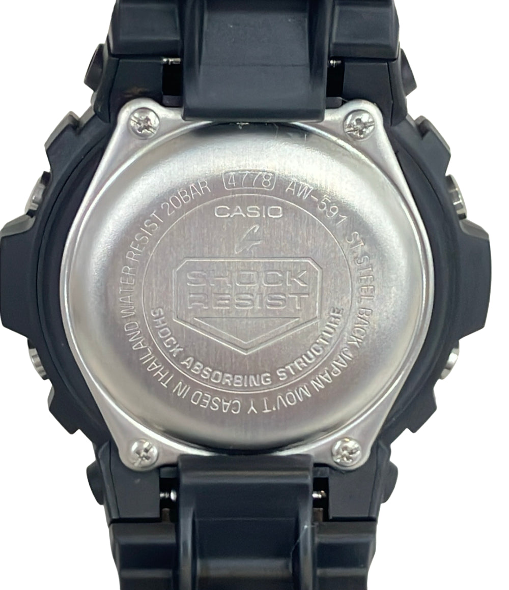 美品 CASIO 腕時計 G-SHOCK クオーツ AW-591 レディース メンズ カシオ