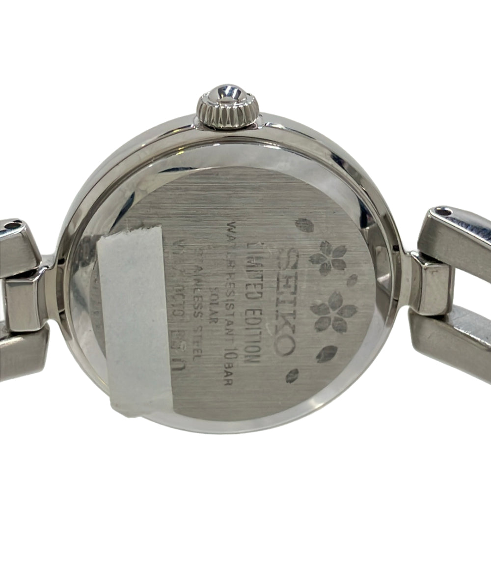 SEIKO 腕時計 ソーラー V117-0CT0 レディース セイコー