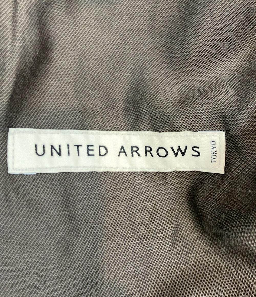 美品 UNITED ARROWS レザージャケット  タグ付き シープスキンレザーカバーオール 1125-699-7740-0930 メンズ SIZE S ユナイテッドアローズ