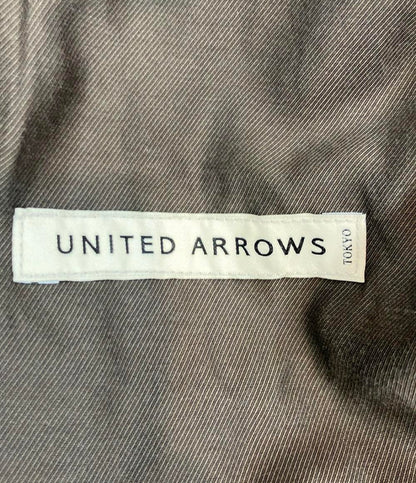 美品 UNITED ARROWS レザージャケット  タグ付き シープスキンレザーカバーオール 1125-699-7740-0930 メンズ SIZE S ユナイテッドアローズ