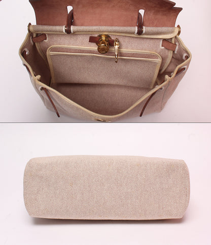 HERMES 2WAY ハンドバッグ ショルダーバッグ 肩掛け ゴールド金具 □E刻印 エールバッグ PM レディース エルメス