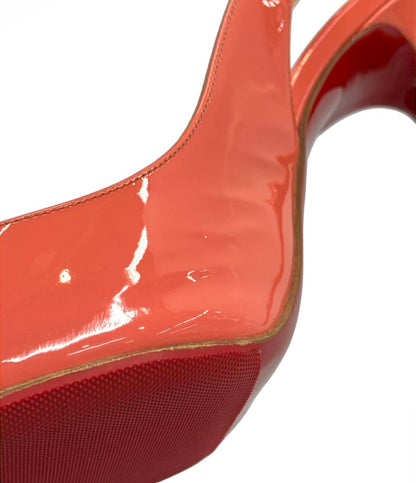 美品 クリスチャンルブタン ポインテッドトゥスリングバックパンプス レディース SIZE 36 1/2 (M) Christian Louboutin