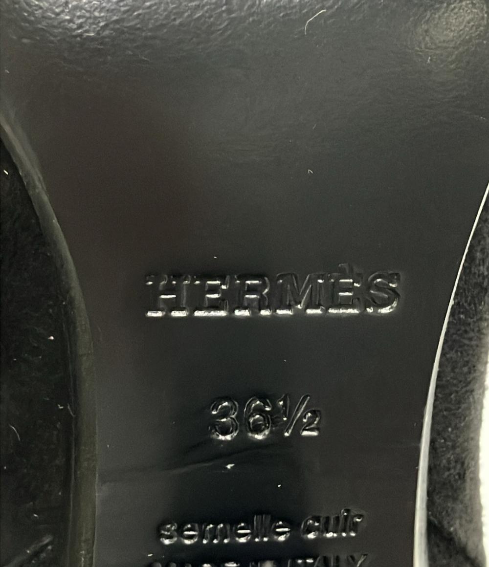 HERMES ロングブーツ シルバー金具 レディース SIZE 36.5 (24cm) エルメス