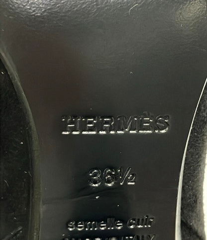 HERMES ロングブーツ シルバー金具 レディース SIZE 36.5 (24cm) エルメス