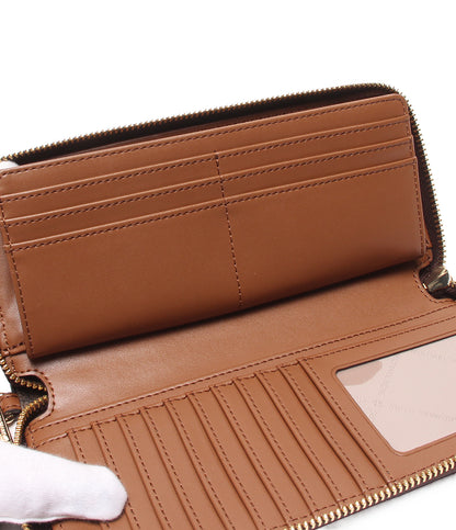 美品 MICHAEL KORS ラウンドファスナー長財布 レディース マイケルコース