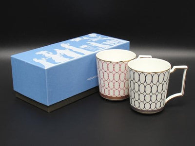 美品 ウエッジウッド マグカップ 2点セット ペア ルネッサンス ゴールド WEDGWOOD