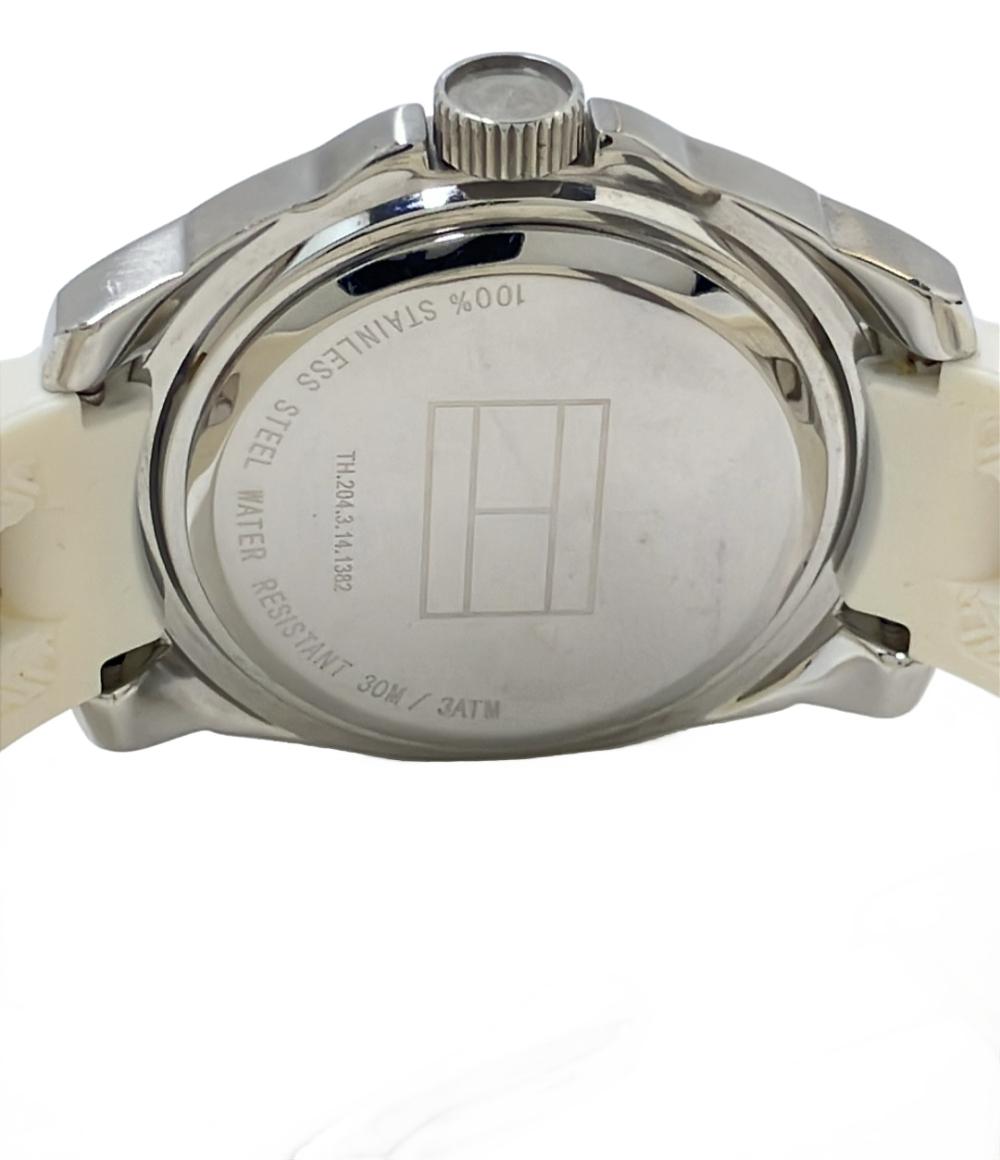トミーヒルフィガー 腕時計 クオーツ シルバー メンズ TOMMY HILFIGER