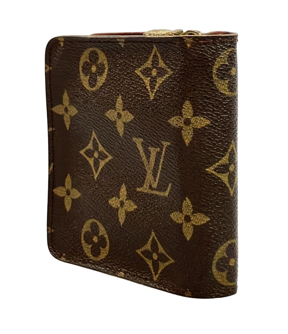 ルイ ヴィトン モノグラム コンパクト ジップ ２つ折り財布　財布　レディース LOUIS VUITTON 二つ折り財布 コンパクト ジップ モノグラム M61667