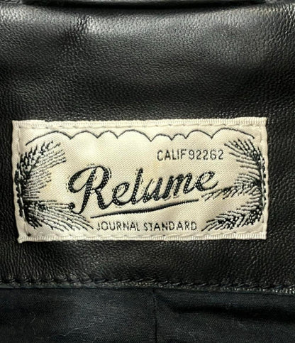 ジャーナルスタンダード レリューム レザージャケット 羊革 レディース SIZE 36 (S) JOURNAL STANDARD relume