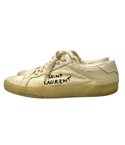 SAINT LAURENT ローカットスニーカー ダメージ加工 VU471827 メンズ SIZE 40 サンローラン