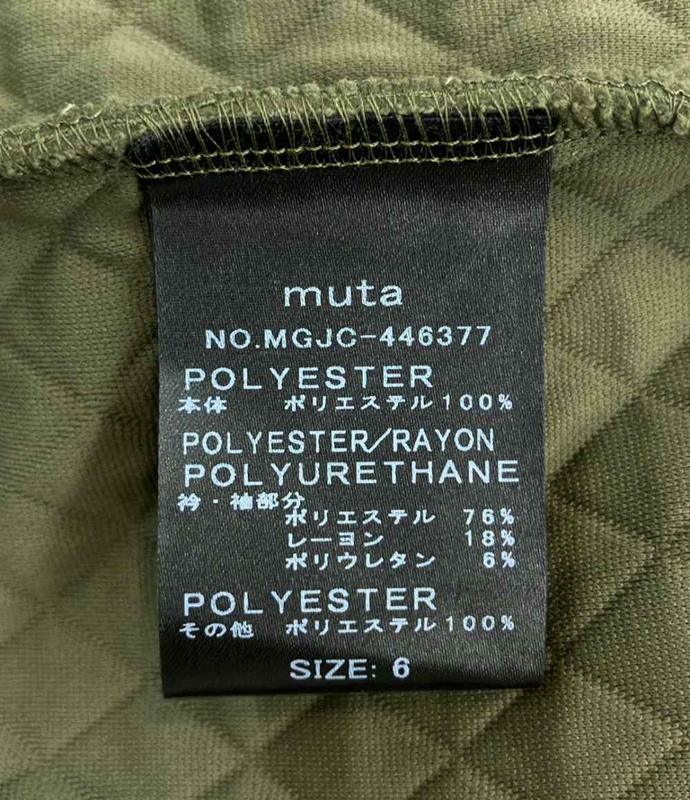 muta MARINE 長袖ポロシャツ キルティング メンズ SIZE 6 (L) ムータ・マリン