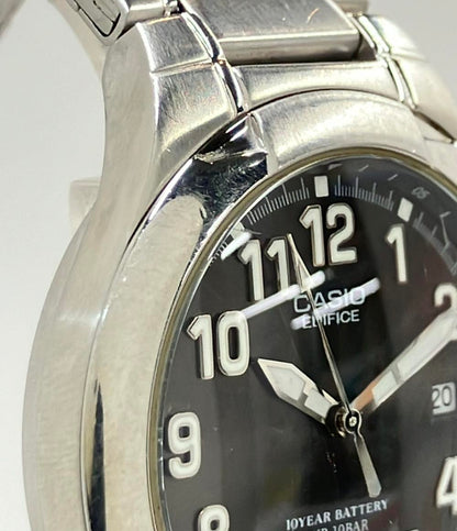 CASIO 腕時計 EDIFICE エディフィス クオーツ ブラック EF-109 メンズ カシオ