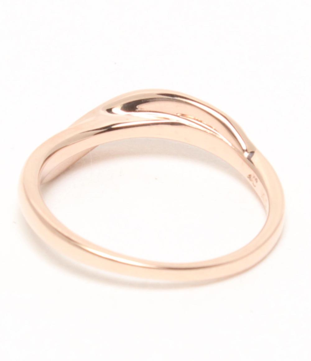 美品 ヨンドシー リング 指輪 K10 ダイヤ レディース SIZE 7号 4℃