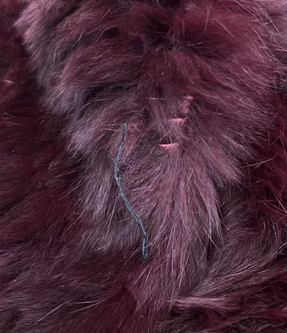 Sov. ラビットファー コート レディース SIZE F (M) ソブ