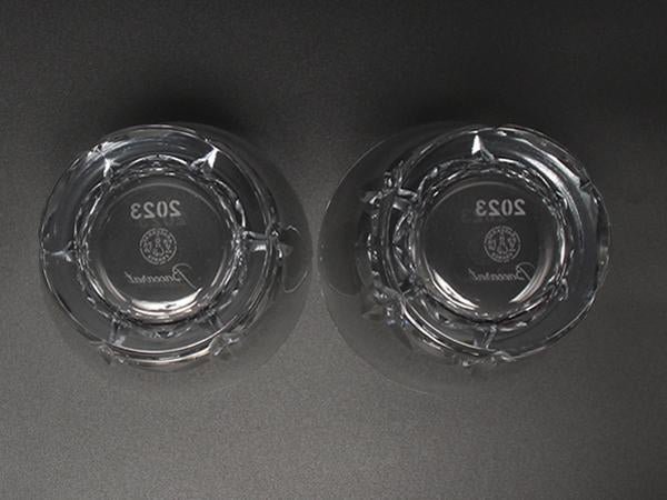 美品 Baccarat イヤータンブラー グラス 2点セット ペア 2023 エクラ バカラ