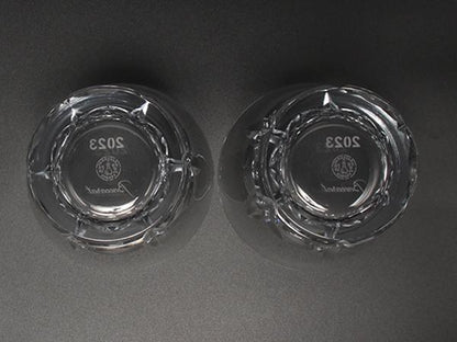 美品 Baccarat イヤータンブラー グラス 2点セット ペア 2023 エクラ バカラ