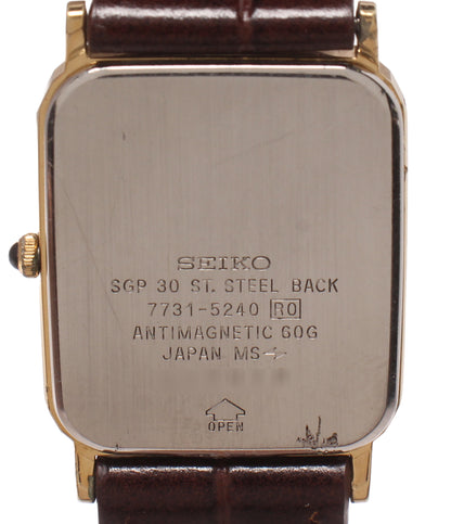 SEIKO 腕時計 ドルチェ  Dolce クオーツ ゴールド 7731-5240 メンズ セイコー