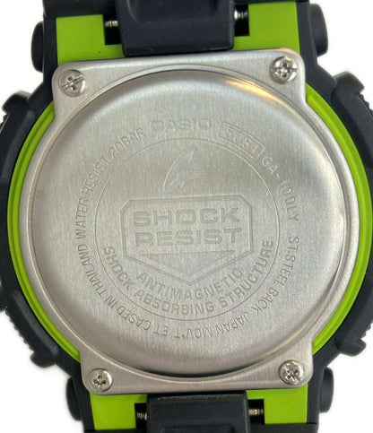 美品 CASIO 腕時計 G-SHOCK クオーツ GA-100LY メンズ カシオ