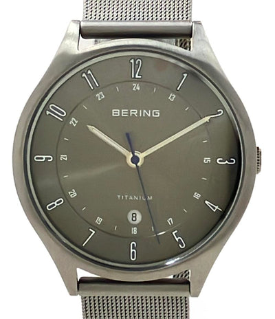 ベーリング 腕時計 クオーツ シルバー 11739-373 メンズ BERING