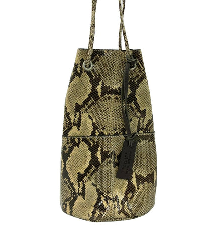 マルコマージ パイソン巾着ショルダーバッグ 肩掛け レディース MARCO MASI