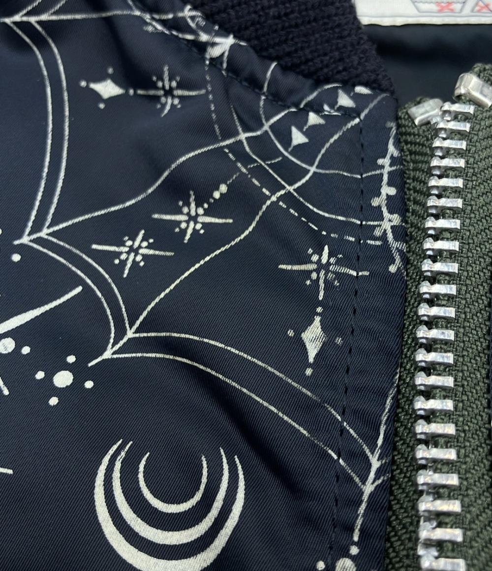 Sacai Dr.Woo ブルゾンBANDANA PRINT MA-1 BOMBER JACKET ペイズリー 20-02329M メンズ SIZE 3 (L) サカイ ドクターウー